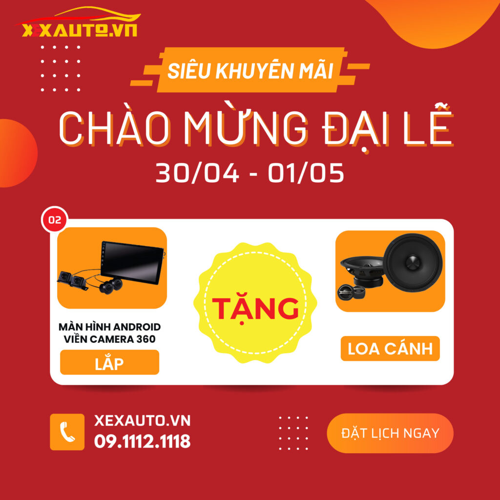 CHƯƠNG TRÌNH KHUYẾN MÃI - ƯU ĐÃI GIẢM GIÁ, SALE NGÀY VÀNG 30/4 - 01/05 SIÊU KHỦNG TẠI X.E.XAUTO.VN 3 Màn hình android viền camera 360 với giảm giá lớn