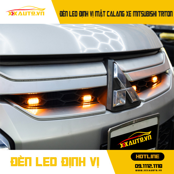 Đèn Led Định Vị Mặt Calang Cho Xe Bán Tải 13 Led định vị mặt calang cho xe bán tải