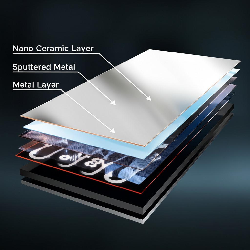 Các công nghệ phim cách nhiệt ô tô hiện đại như Nano Ceramic và phún xạ kim loại