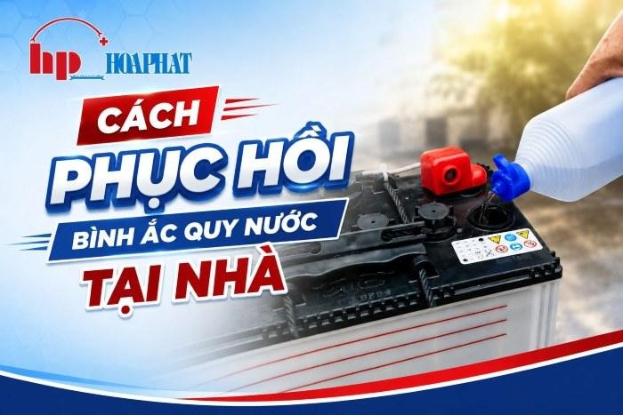 Cách phục hồi bình ắc quy nước tại nhà: khi nào nên tự làm, khi nào nên thay mới